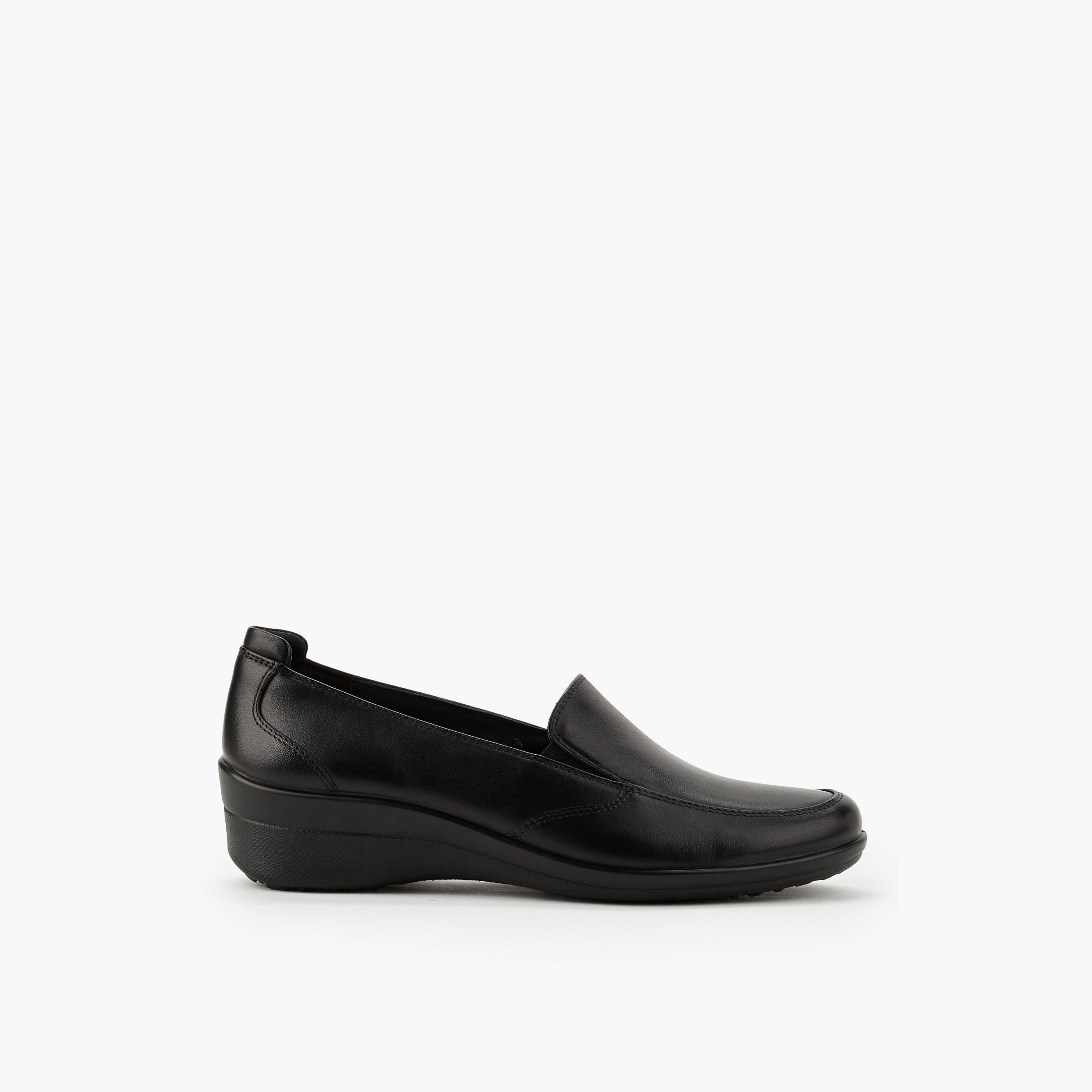 حذاء لوفر نسائي جلد مريح بكعب ويدج من لو كونفورت-women-shoes-loafersandmoccasins-image-3