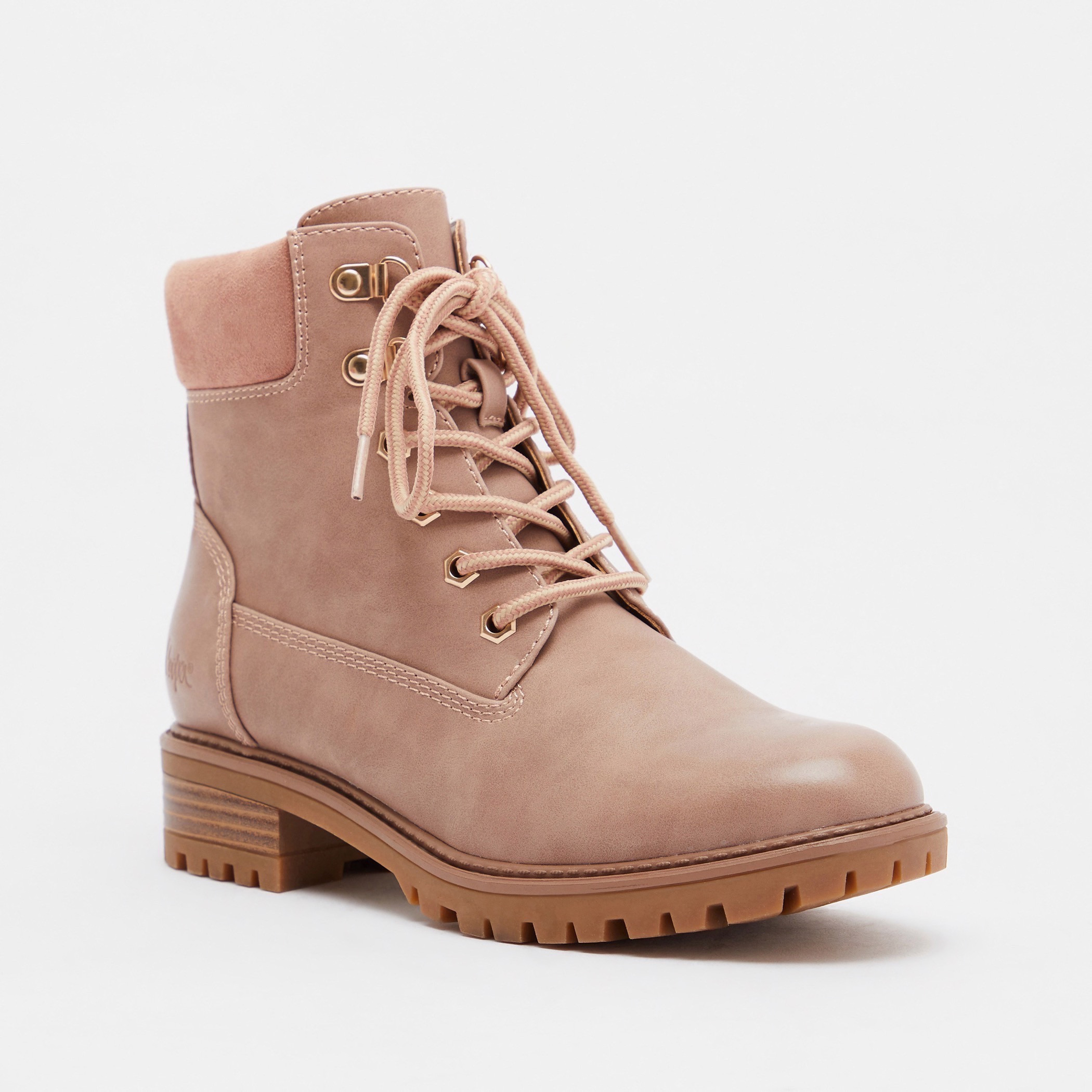 بوت طول الكاحل بسحّاب إغلاق وكعب سميك للنساء من لي كوبر-women-shoes-boots-image-14