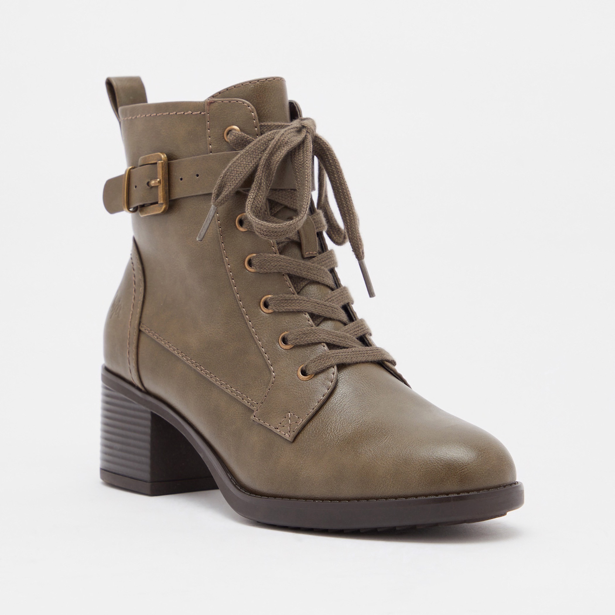 بوت طول الكاحل بسحّاب إغلاق وكعب سميك للنساء من لي كوبر-women-shoes-boots-image-2