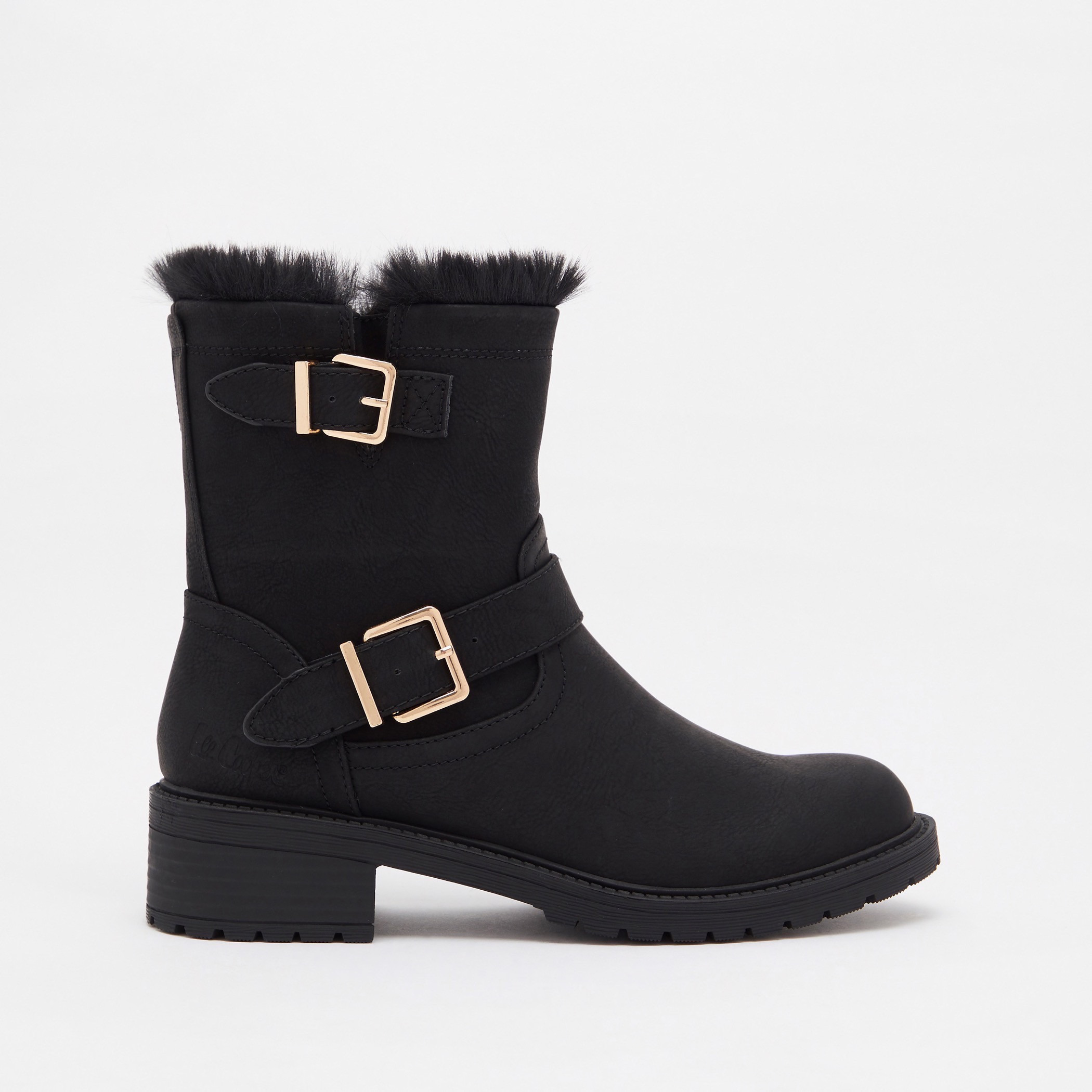 Buy Women s Lee Cooper High Shaft Boots with Buckle Accents Online Centrepoint UAE