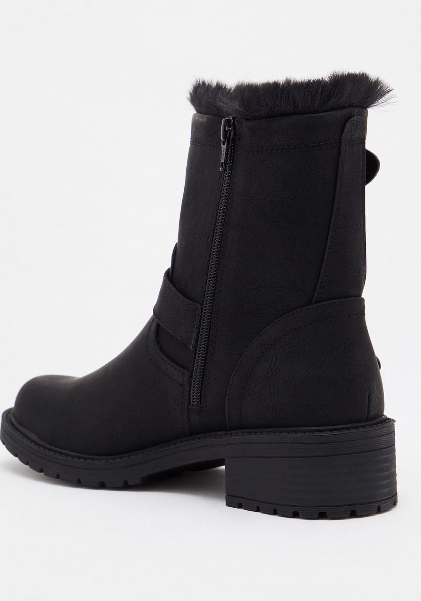Lee Cooper High Shaft Boots with Buckle Accents-Women%27s Boots-image-2