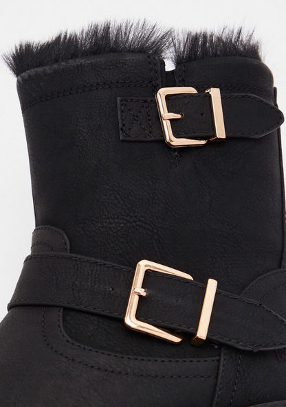 Lee Cooper High Shaft Boots with Buckle Accents