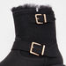 Lee Cooper High Shaft Boots with Buckle Accents-Women%27s Boots-thumbnailMobile-3