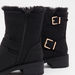 Lee Cooper High Shaft Boots with Buckle Accents-Women%27s Boots-thumbnailMobile-4