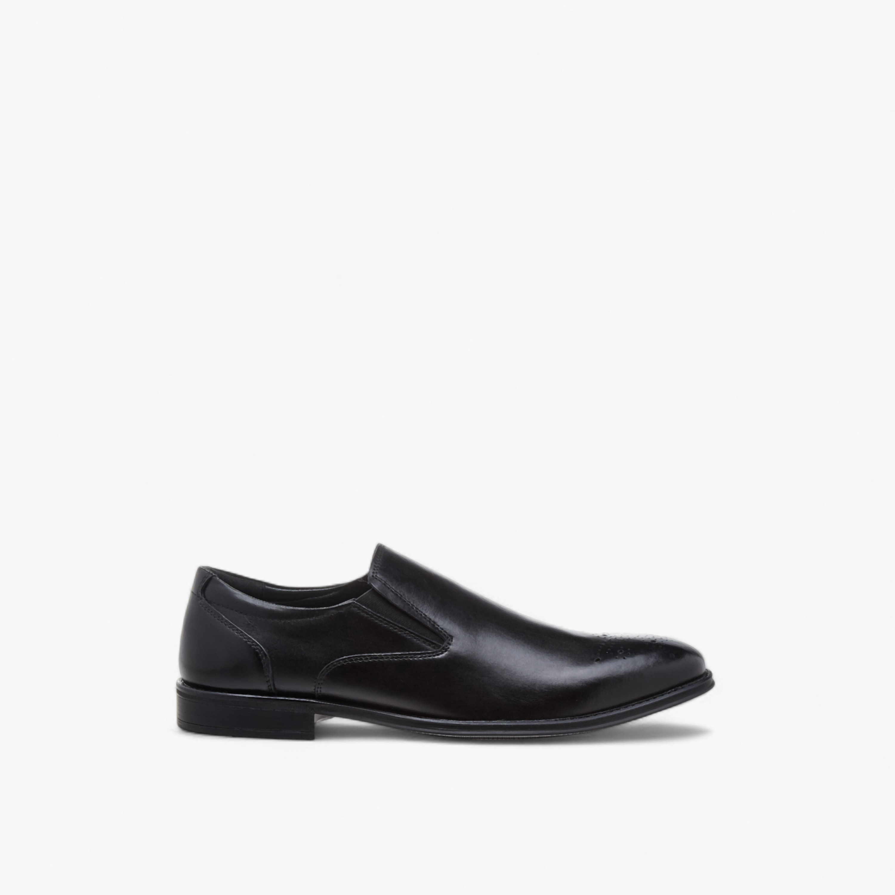 Duchini Men's Textured Slip-On Loafers-men-shoes-loafersandmoccasins-image-3