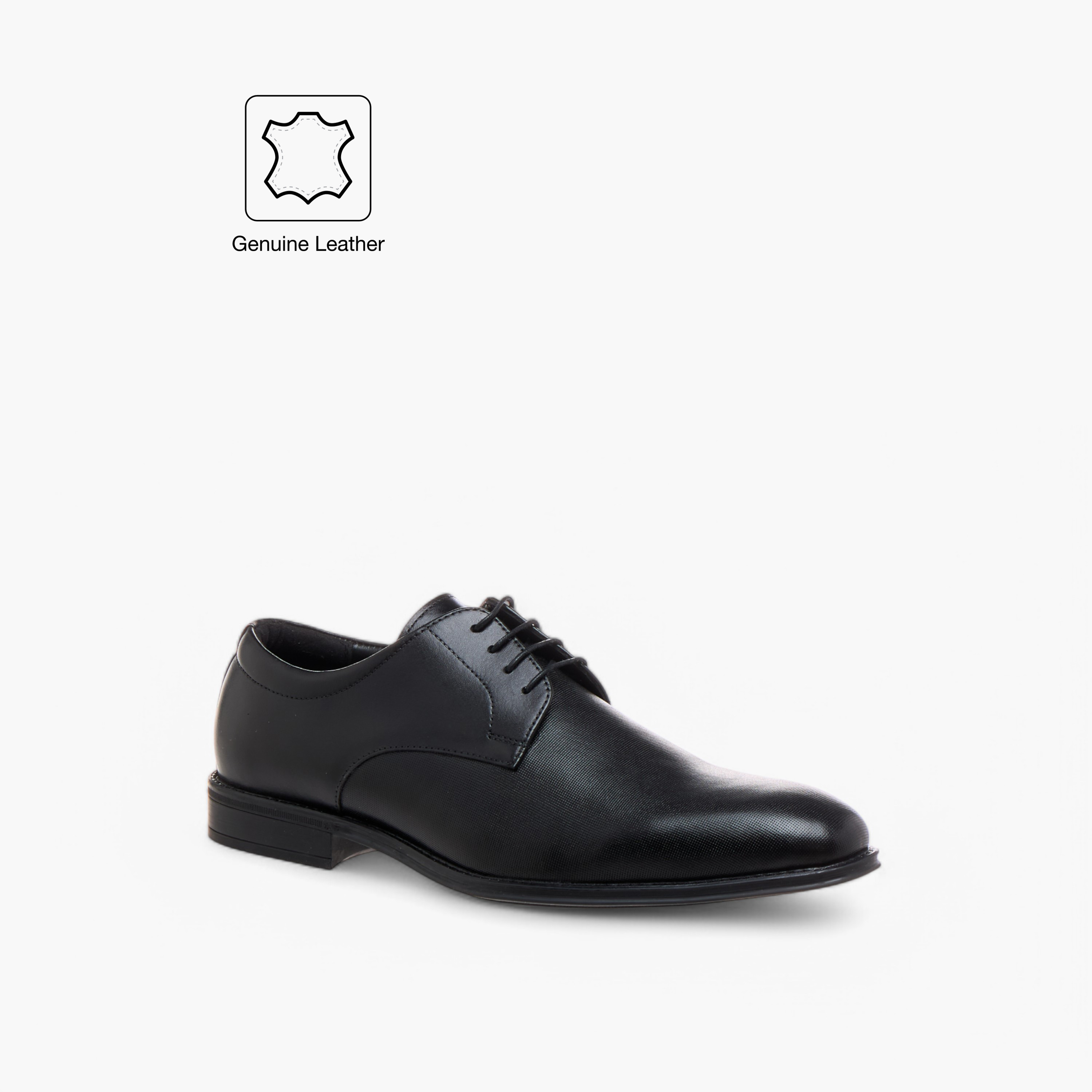 حذاء ديربي جلد بارز الملمس برباط للرجال من دوتشيني-men-shoes-formalshoes-image-4