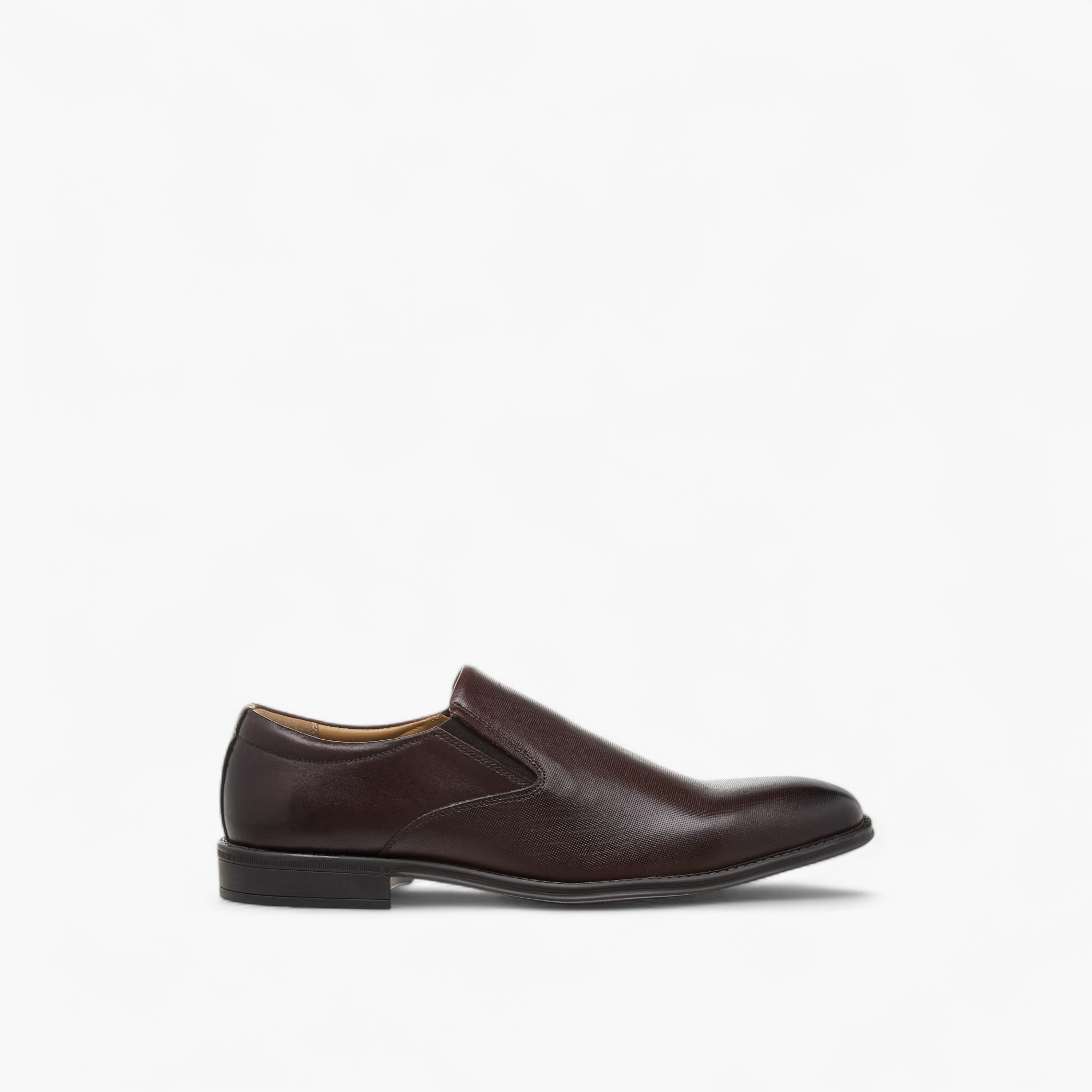 Duchini Men's Leather Textured Slip-On Loafers-men-shoes-loafersandmoccasins-image-3