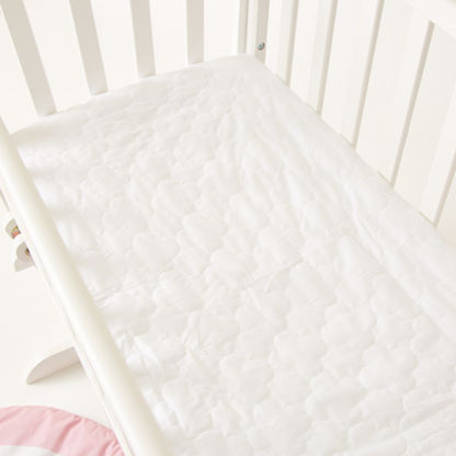 Giggles Solid Mattress Protector - 64x96x15 cms-Baby Bedding-image-0