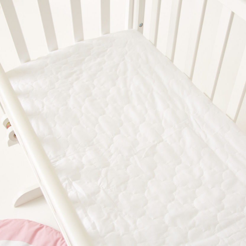 Giggles Solid Mattress Protector - 64x96x15 cms-Baby Bedding-image-0