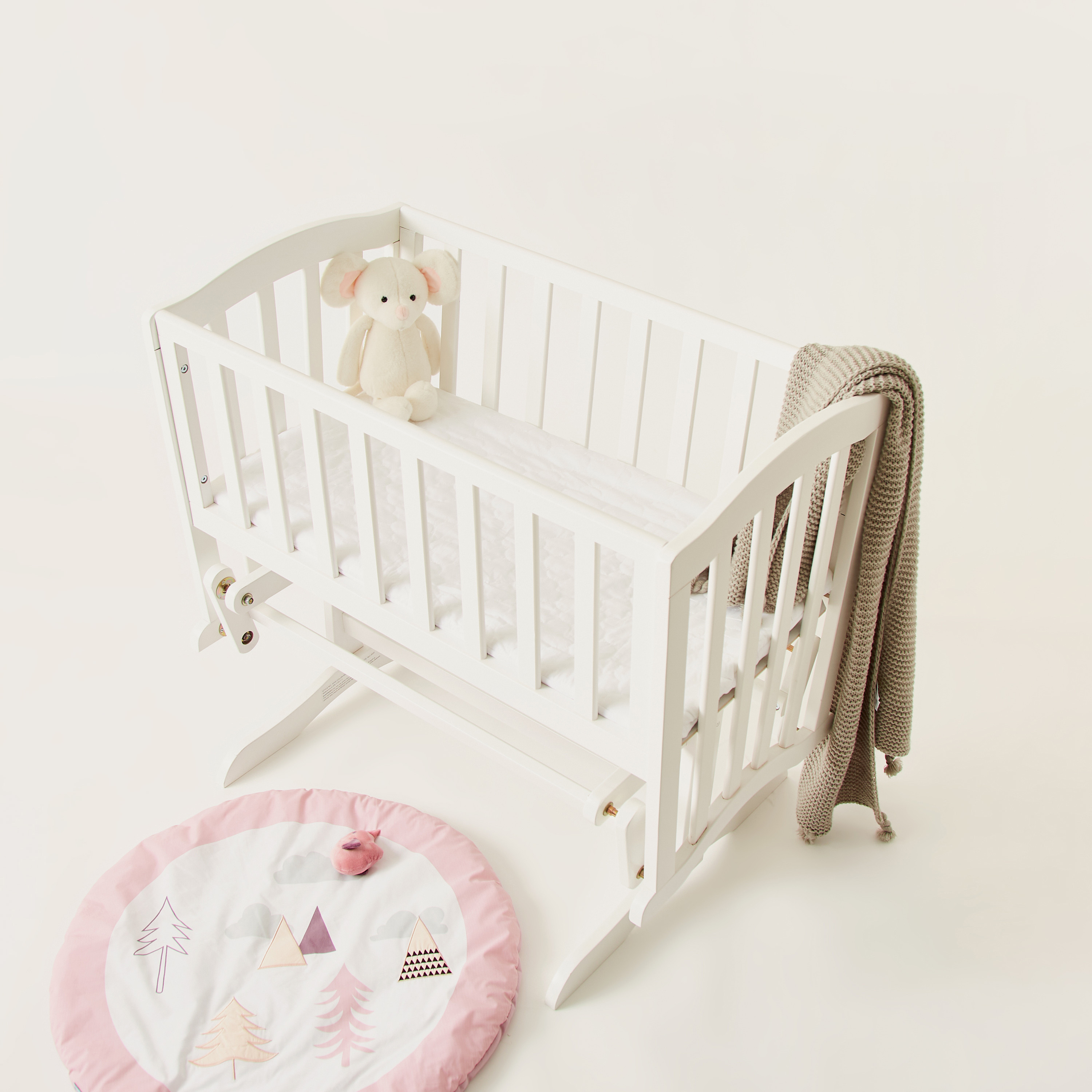Giggles Solid Mattress Protector - 50x85x10 cms-baby-nursery-babybedding-image-2