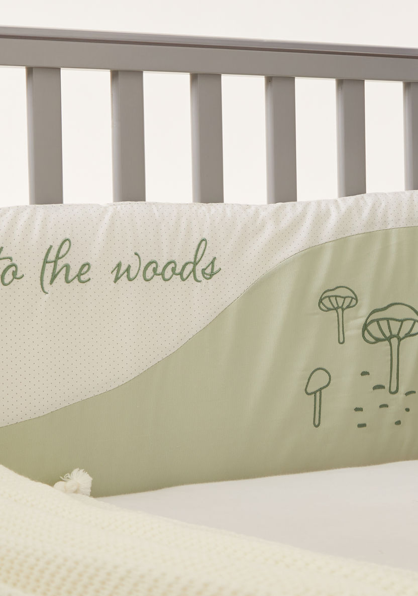 Giggles Printed Cot Bumper-Baby Bedding-image-1
