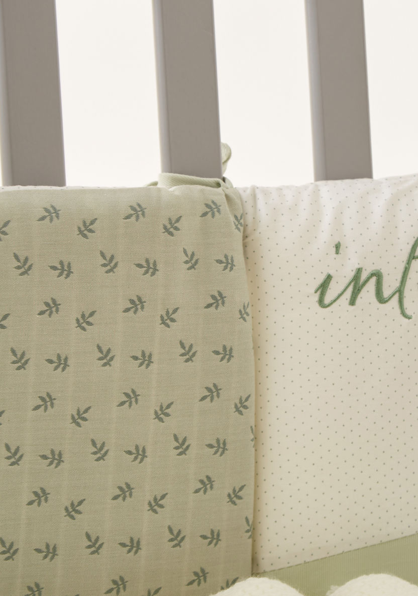 Giggles Printed Cot Bumper-Baby Bedding-image-3