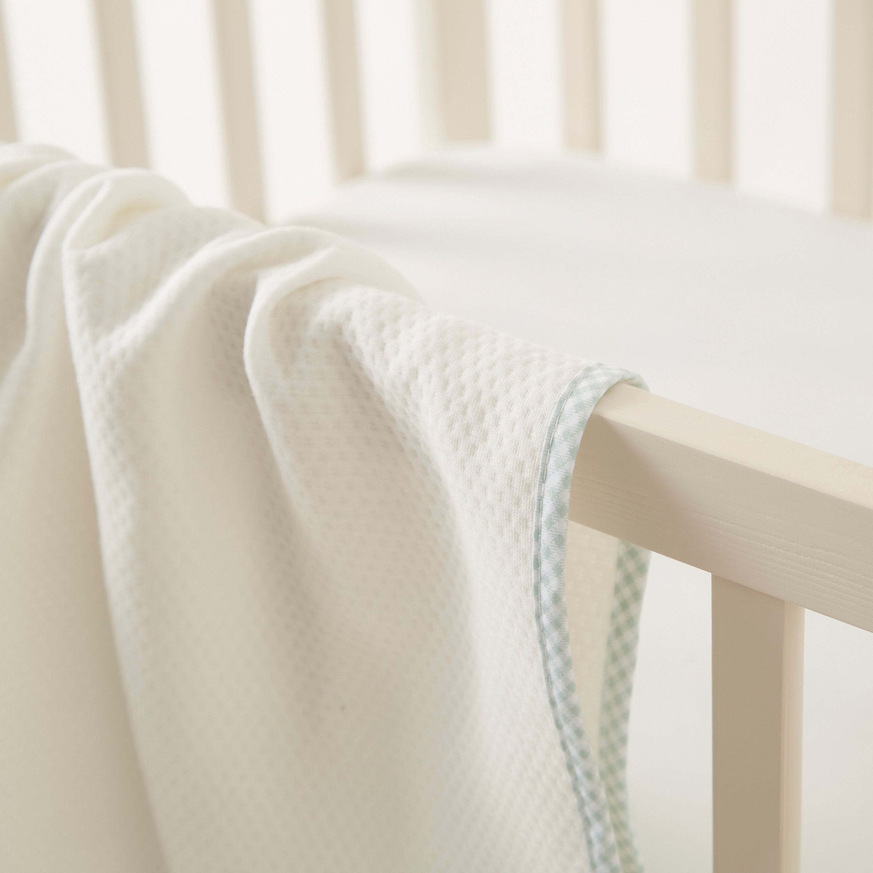 Juniors Embroidered Waffle Blanket - 75x80 cms-baby-nursery-blanketsandswaddles-blanketsandquilts-image-3
