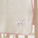 Juniors Textured Blanket with Embroidered Detail - 76 x 80 cms-Blankets and Throws-thumbnail-1