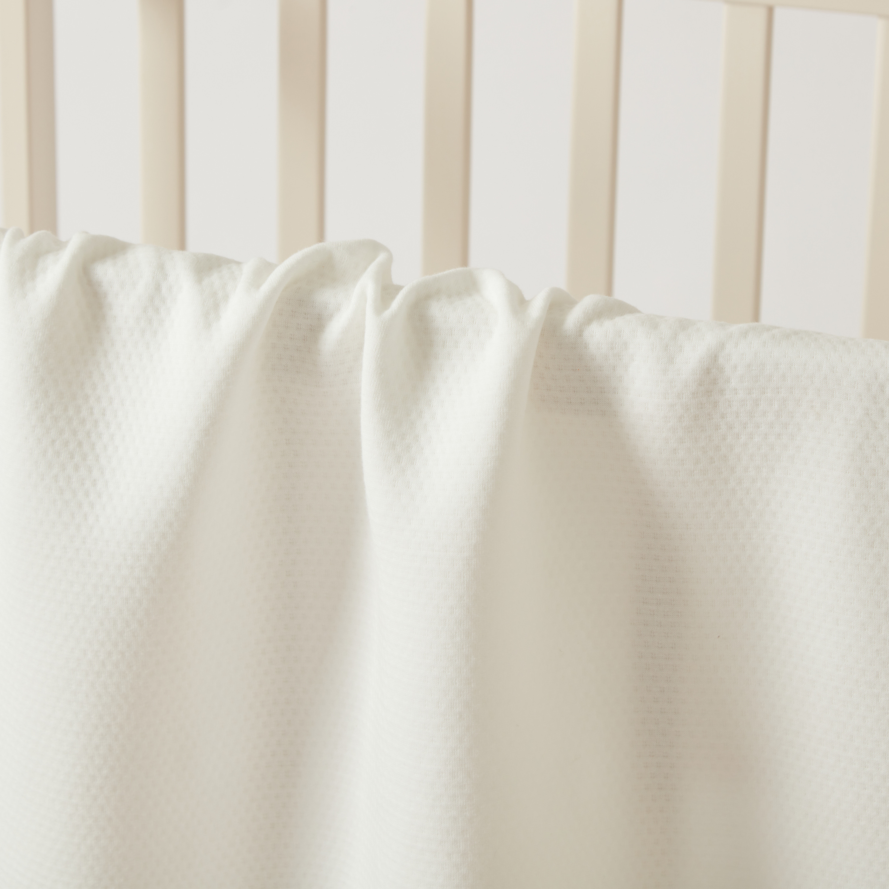 Juniors Bunny Embroidered Waffle Blanket - 80x75 cms-baby-nursery-blanketsandswaddles-blanketsandquilts-image-3