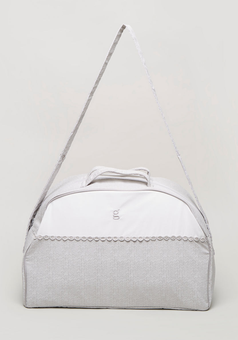 Giggles Printed Diaper Bag with Zip Closure-Diaper Bags-image-0