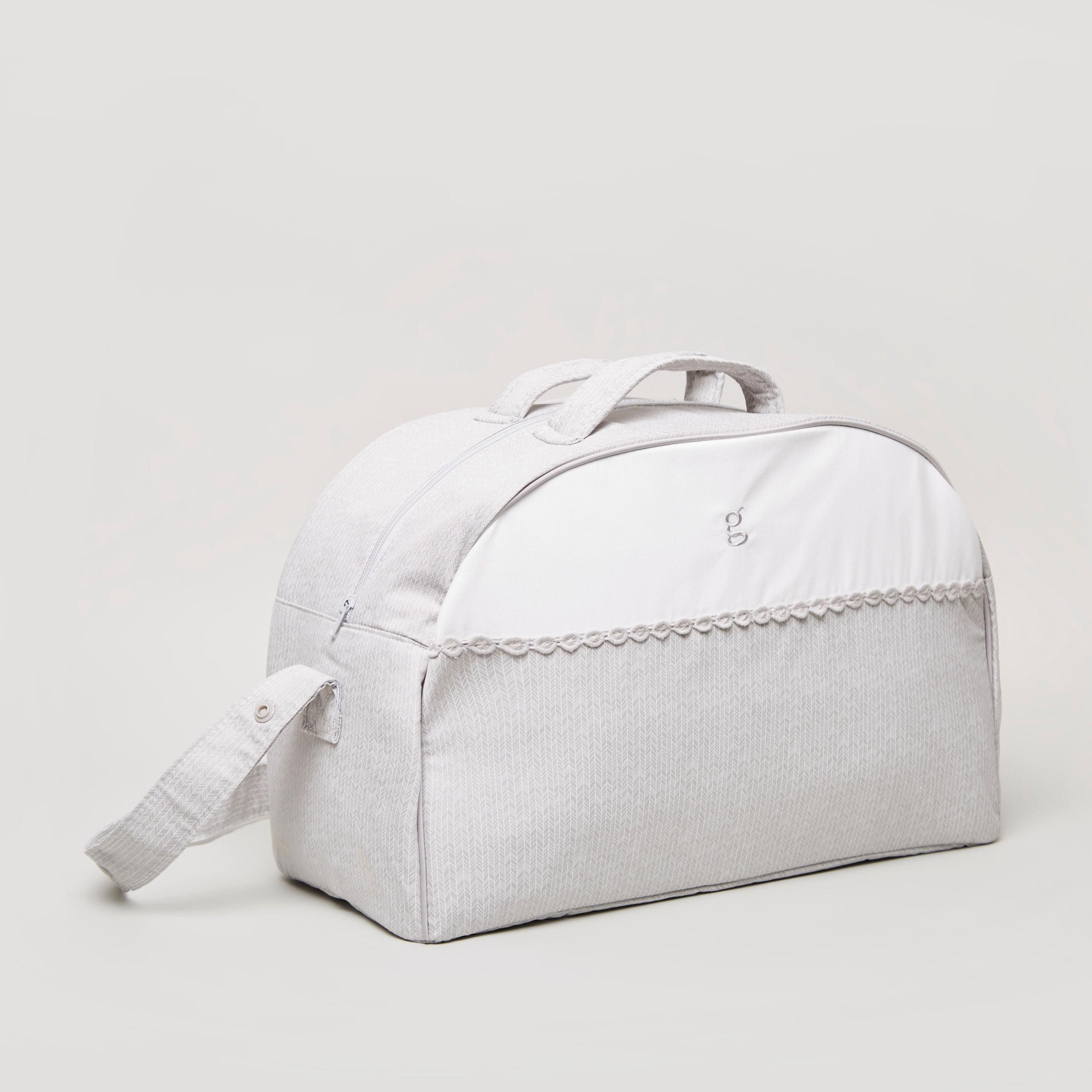 Giggles Printed Diaper Bag with Zip Closure-baby-gear-diaperbags-image-2