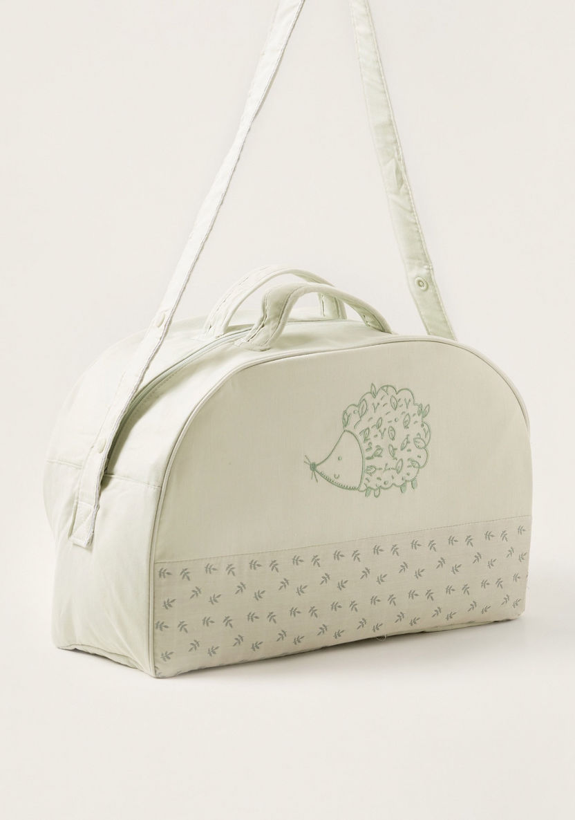 Giggles Forest Friends Printed Diaper Bag with Embroidered Detail-Diaper Bags-image-1