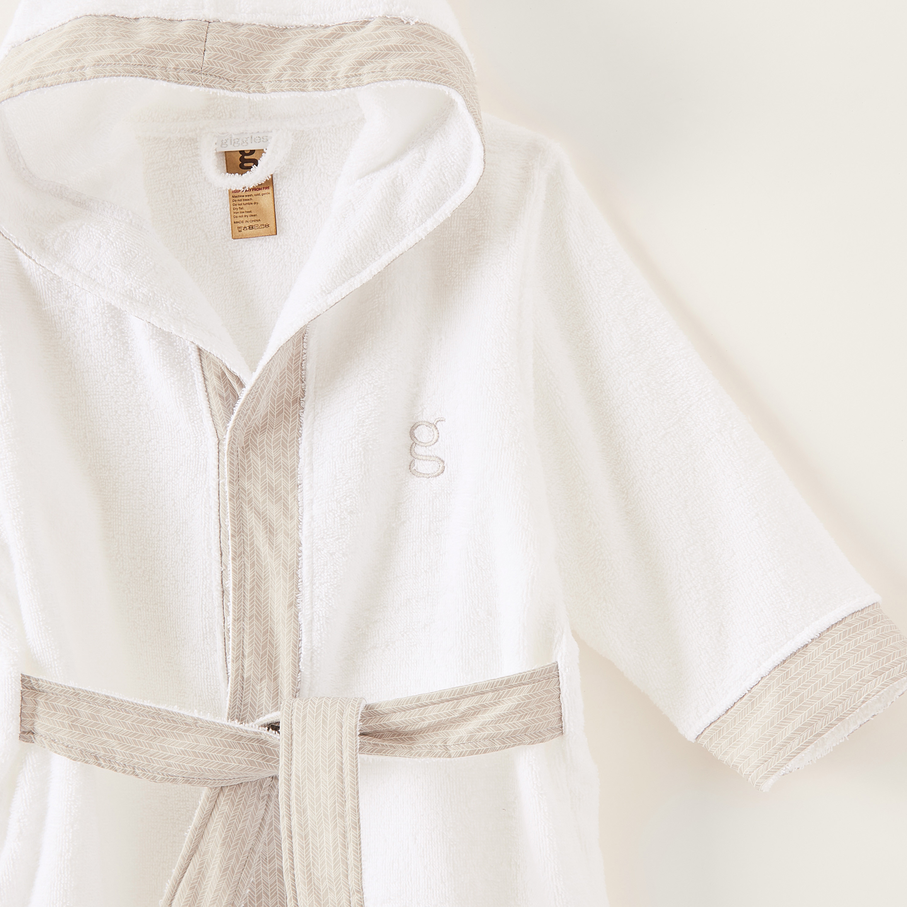Giggles Hooded Robe-baby-bathandcare-towels-image-2