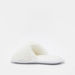 Plush Textured Open Toe Bedroom Slide Slippers-Women%27s Bedroom Slippers-thumbnail-2