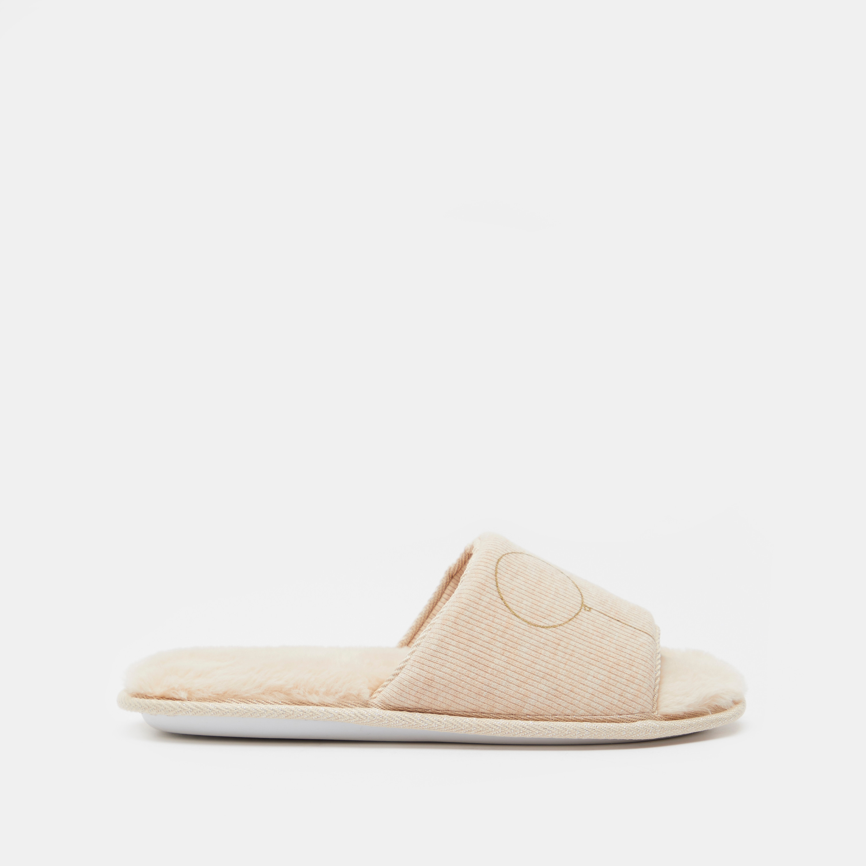 Winnie The Pooh Print Open Toe Slide Slippers-women-shoes-flipflopsandslides-image-4