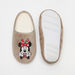 Disney Minnie Mouse Embroidered Slip-On Bedroom Slippers-Women%27s Bedroom Slippers-thumbnailMobile-5