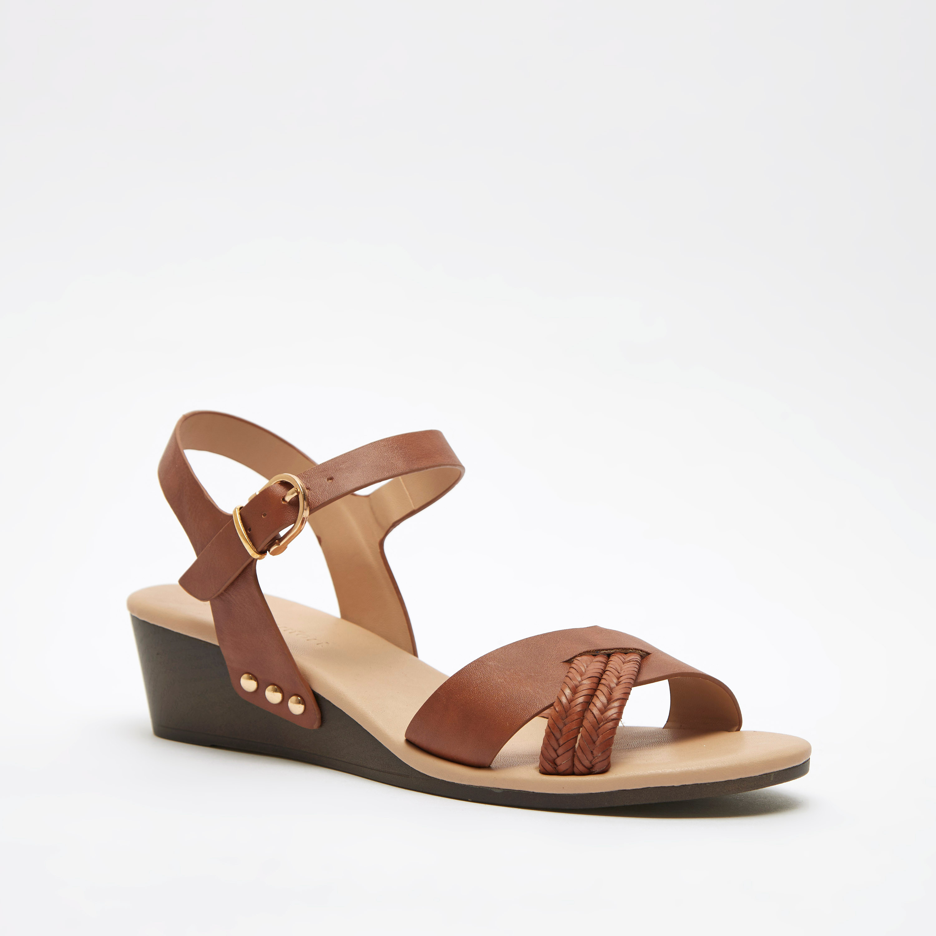 Open toe 2024 wedge heel sandals