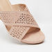 Cutwork Cross Strap Slip-On Sandals with Wedge Heels-Women%27s Heel Sandals-thumbnail-3