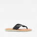 Le Confort Solid Slip-On Thong Sandals-Women%27s Flat Sandals-thumbnail-0