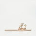 Pearl Embellished Slip-On Sandals-Women%27s Flat Sandals-thumbnail-0