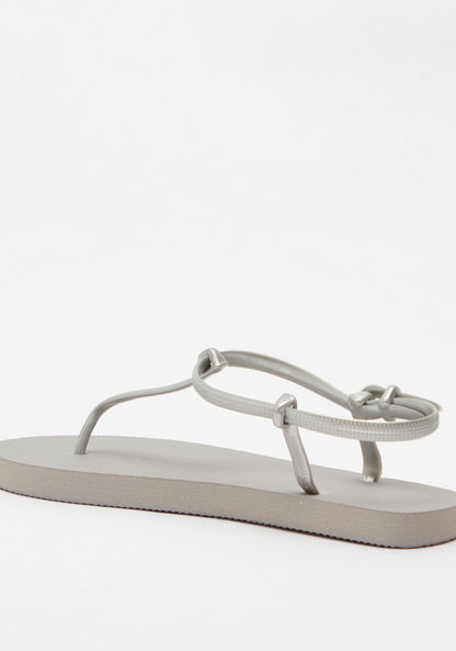 Textured Slip-On Thong Sandals-Women%27s Flip Flops & Beach Slippers-image-3