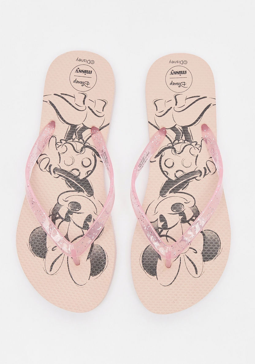 Buy Women's Missy - Disney Minnie Mouse Print Slip-On Thong