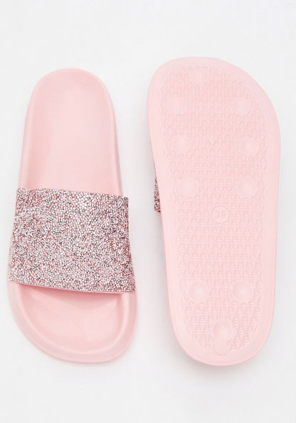 Embellished Slide Slippers-Women%27s Flip Flops & Beach Slippers-image-5