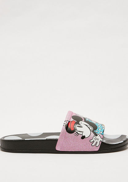 Disney Minnie and Daisy Printed Slip-On Slides-Women%27s Flip Flops & Beach Slippers-image-0