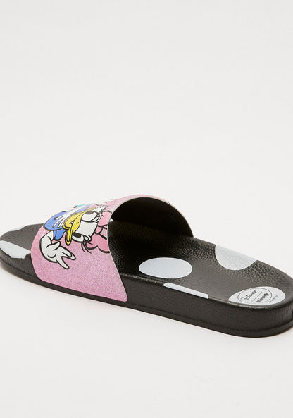 Disney Minnie and Daisy Printed Slip-On Slides-Women%27s Flip Flops & Beach Slippers-image-2