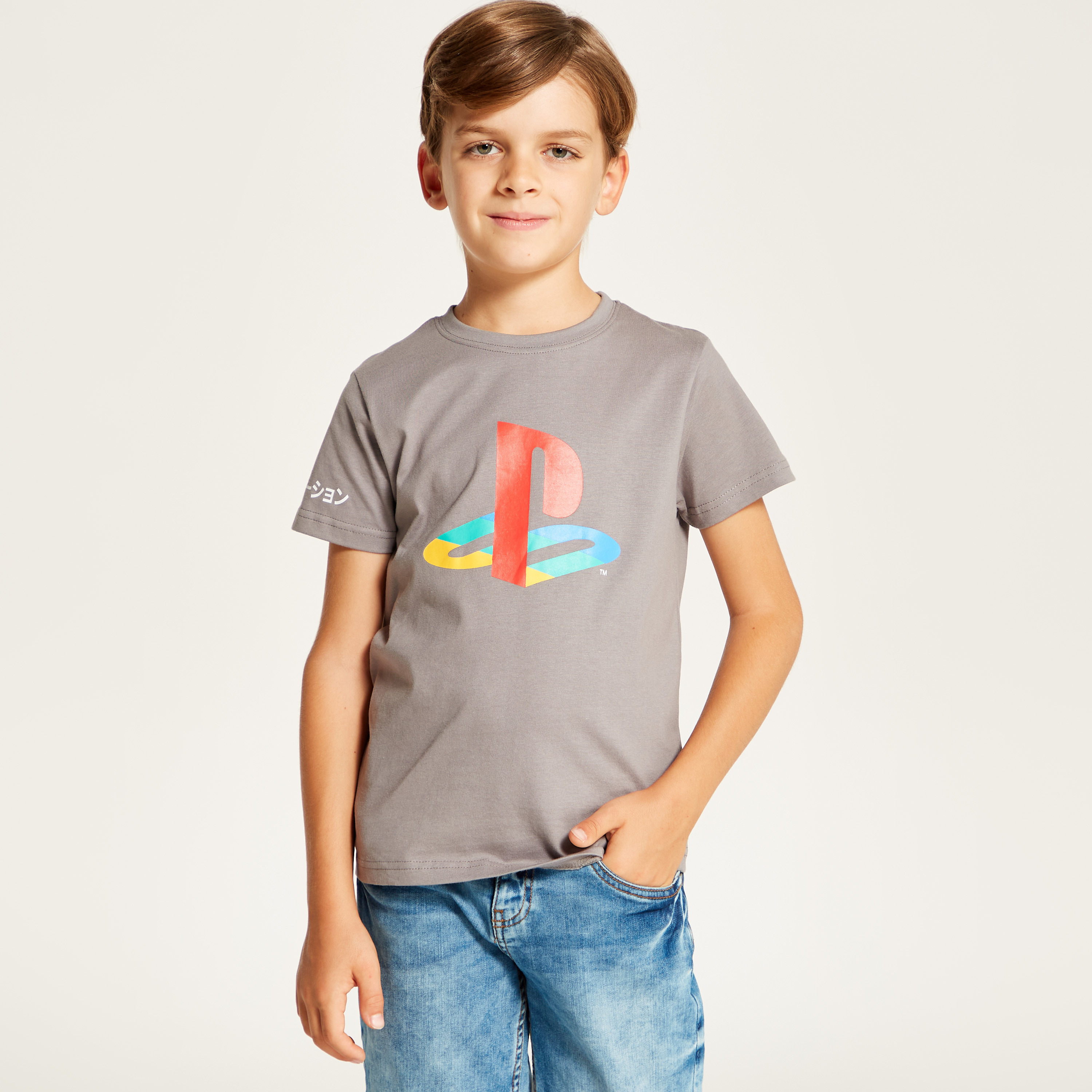 تيشيرت بياقة ضيقة وأكمام قصيرة وطبعات-boys-clothing-tshirtsandpolos-image-1