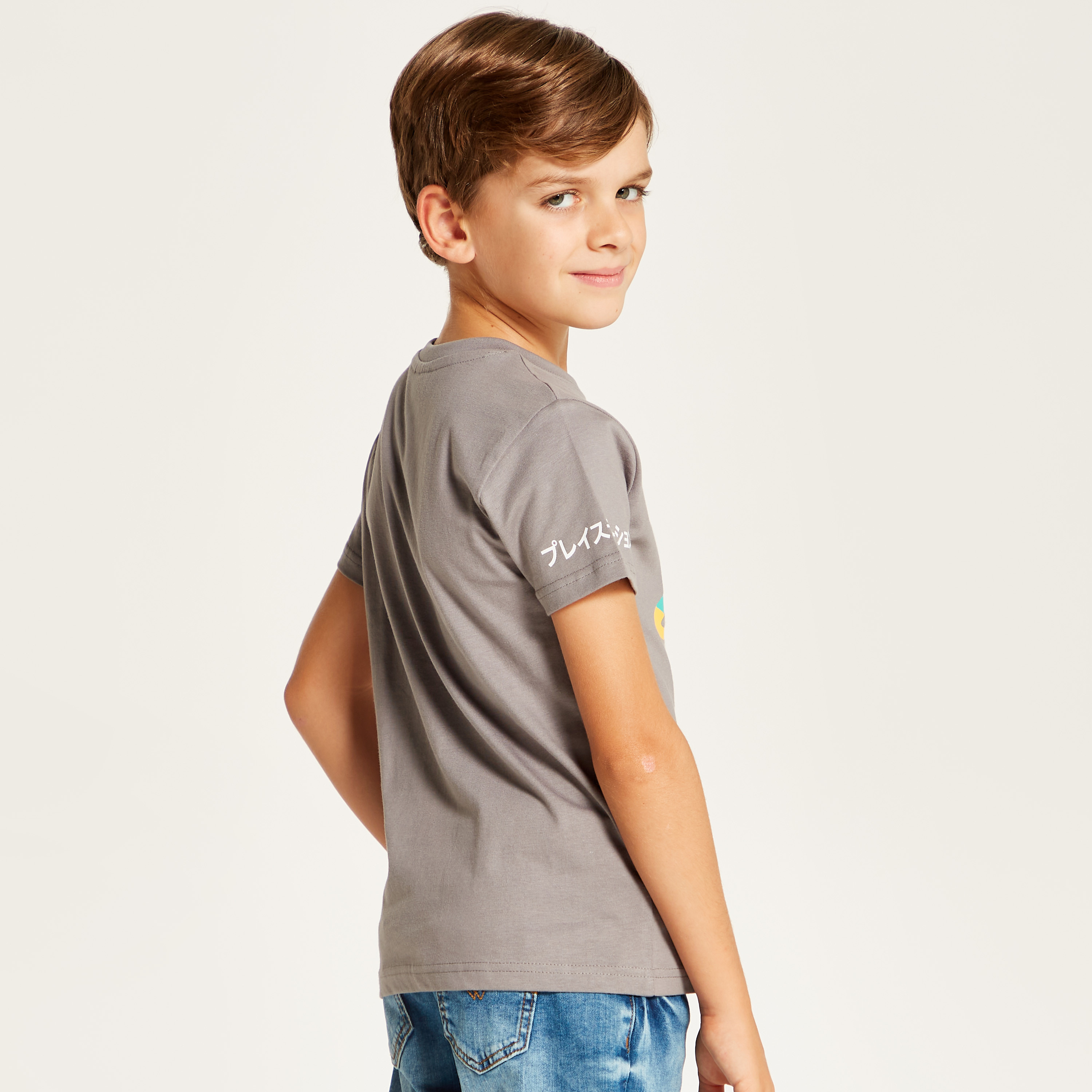 تيشيرت بياقة ضيقة وأكمام قصيرة وطبعات-boys-clothing-tshirtsandpolos-image-4