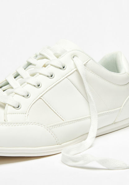 Lee Cooper Men's Textured Lace-Up Sneakers-Men%27s Sneakers-image-5