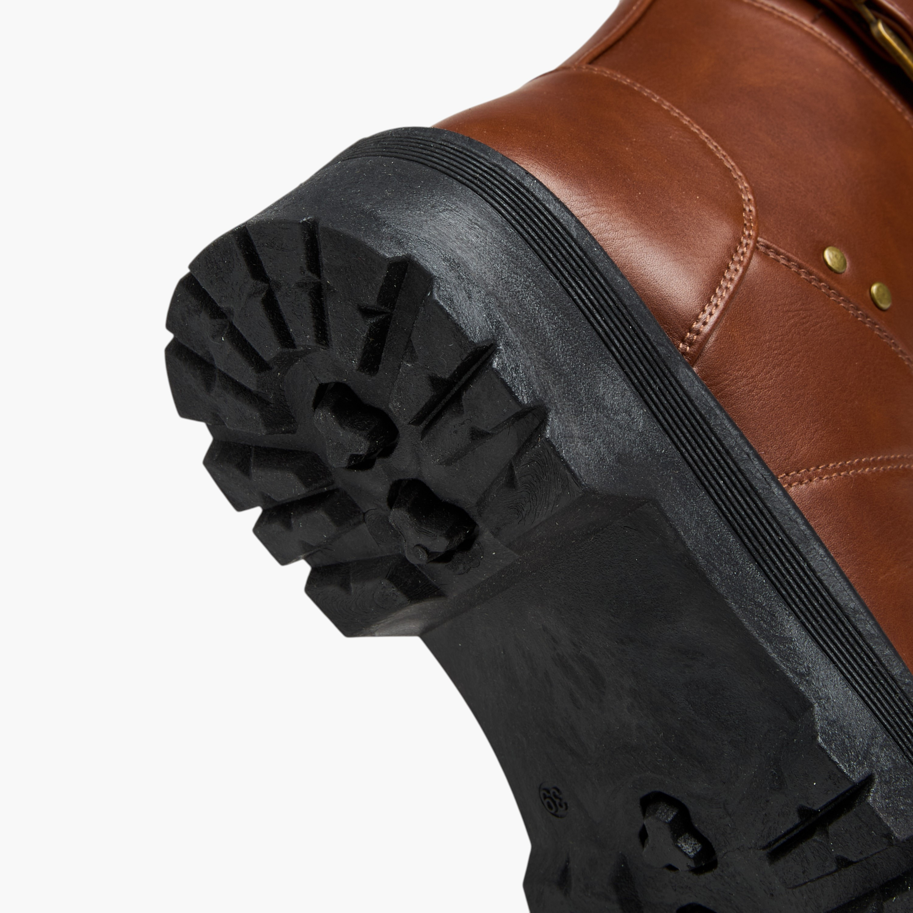 Flora Bella Panelled Ankle Boots with Zip Closure-women-shoes-boots-image-5