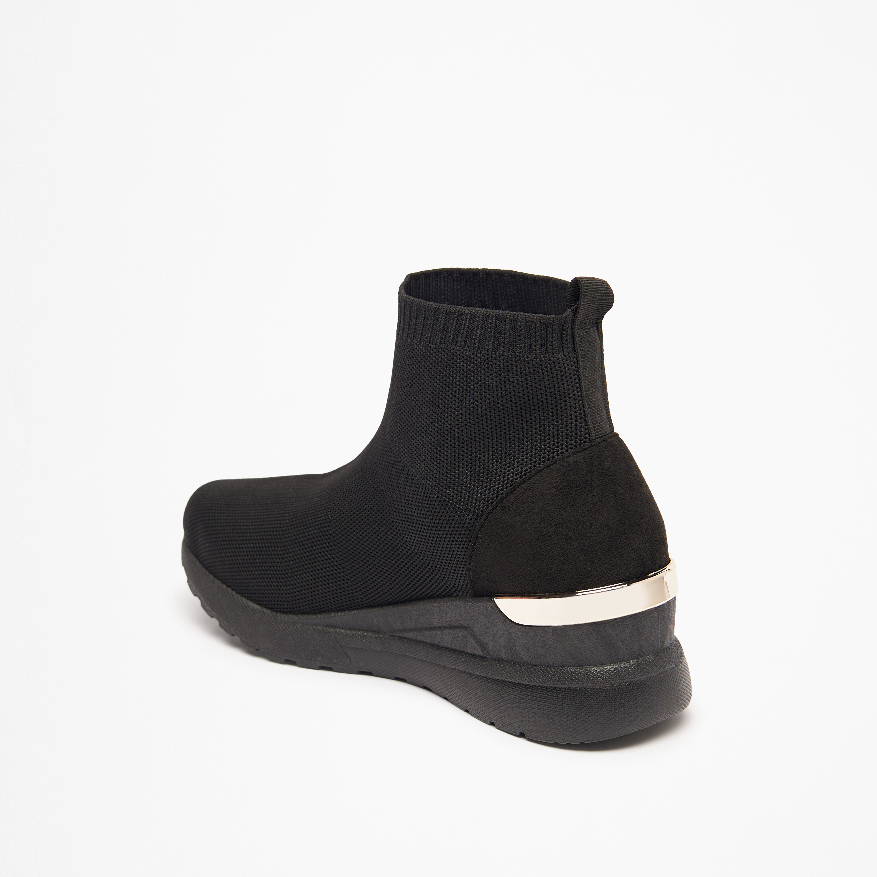 Flora Bella Textured Slip-On Ankle Boots with Pull Tabs-women-shoes-boots-image-2