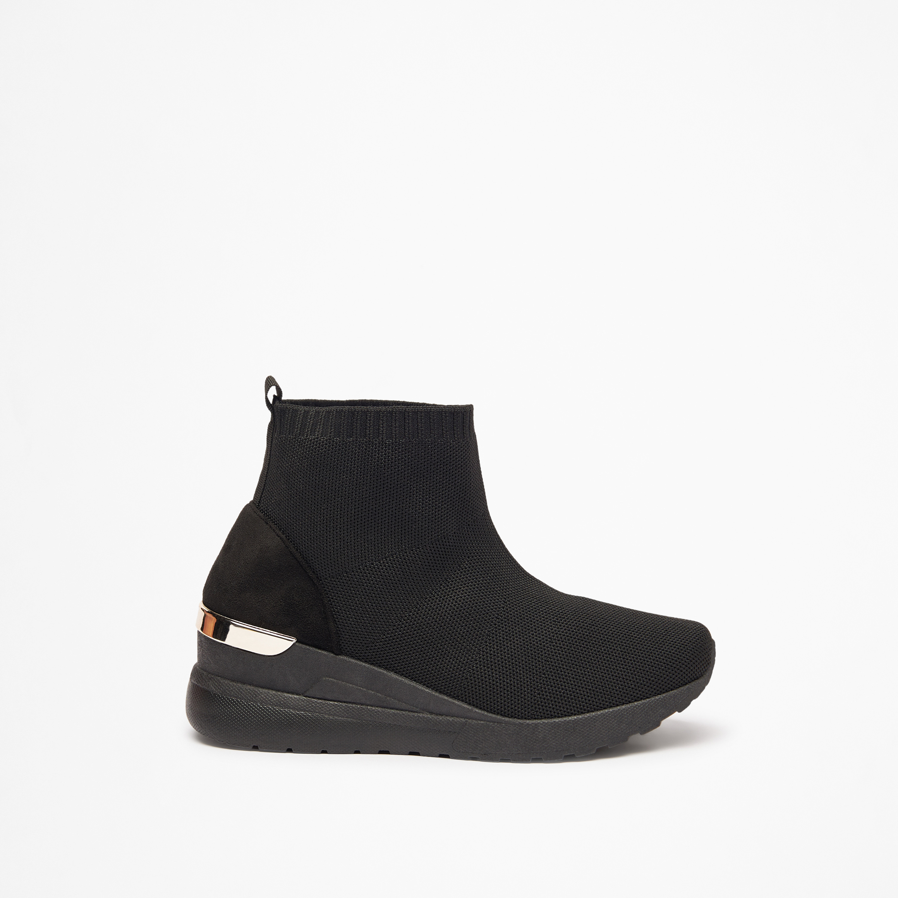 Flora Bella Textured Slip-On Ankle Boots with Pull Tabs-women-shoes-boots-image-3