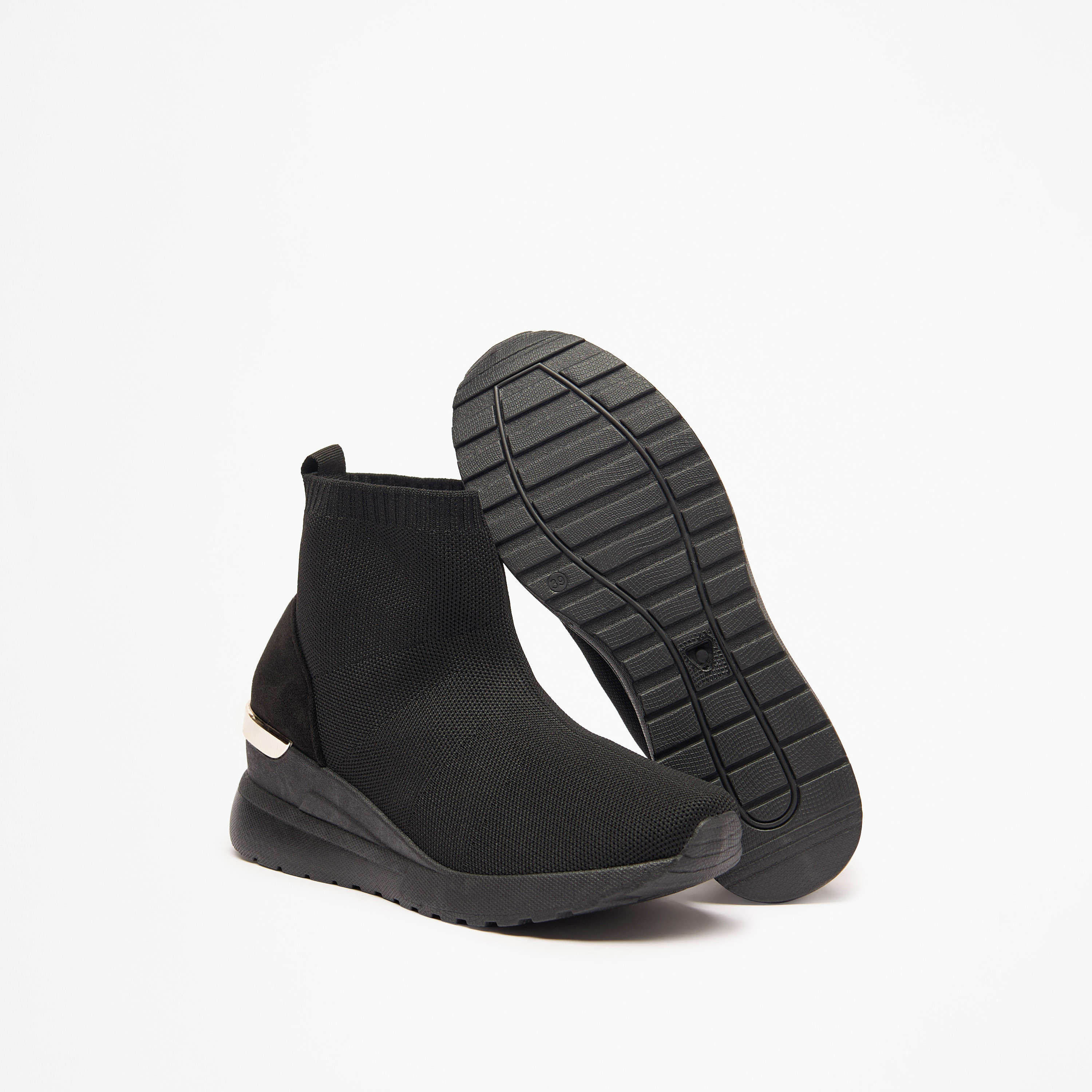 Flora Bella Textured Slip-On Ankle Boots with Pull Tabs-women-shoes-boots-image-4