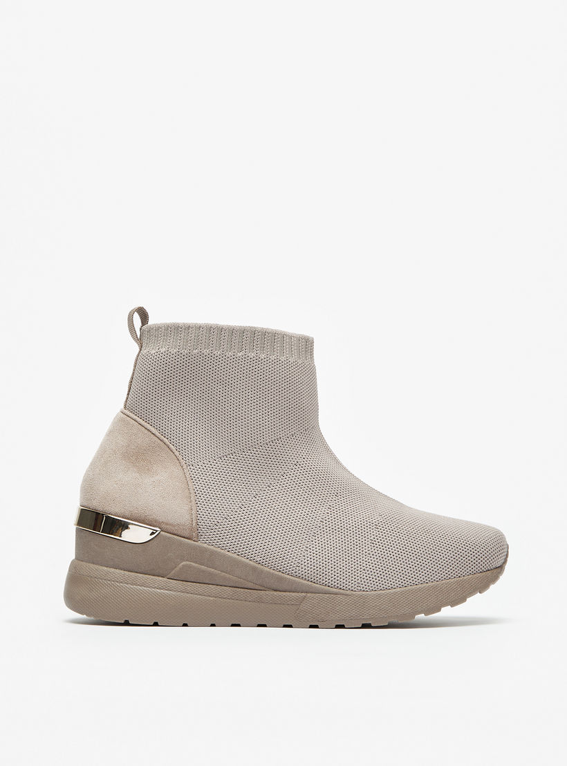 Flora Bella Textured Slip-On Ankle Boots with Pull Tabs-women-shoes-boots-image-3