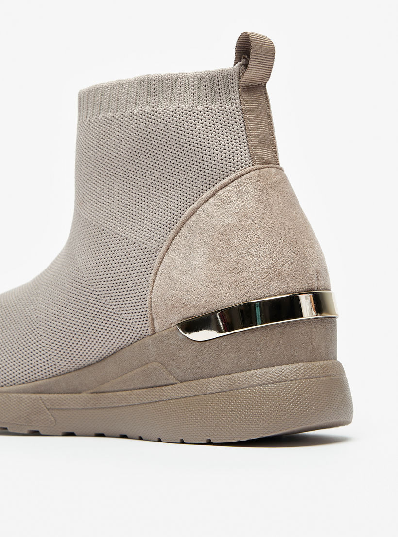 Flora Bella Textured Slip-On Ankle Boots with Pull Tabs-women-shoes-boots-image-5