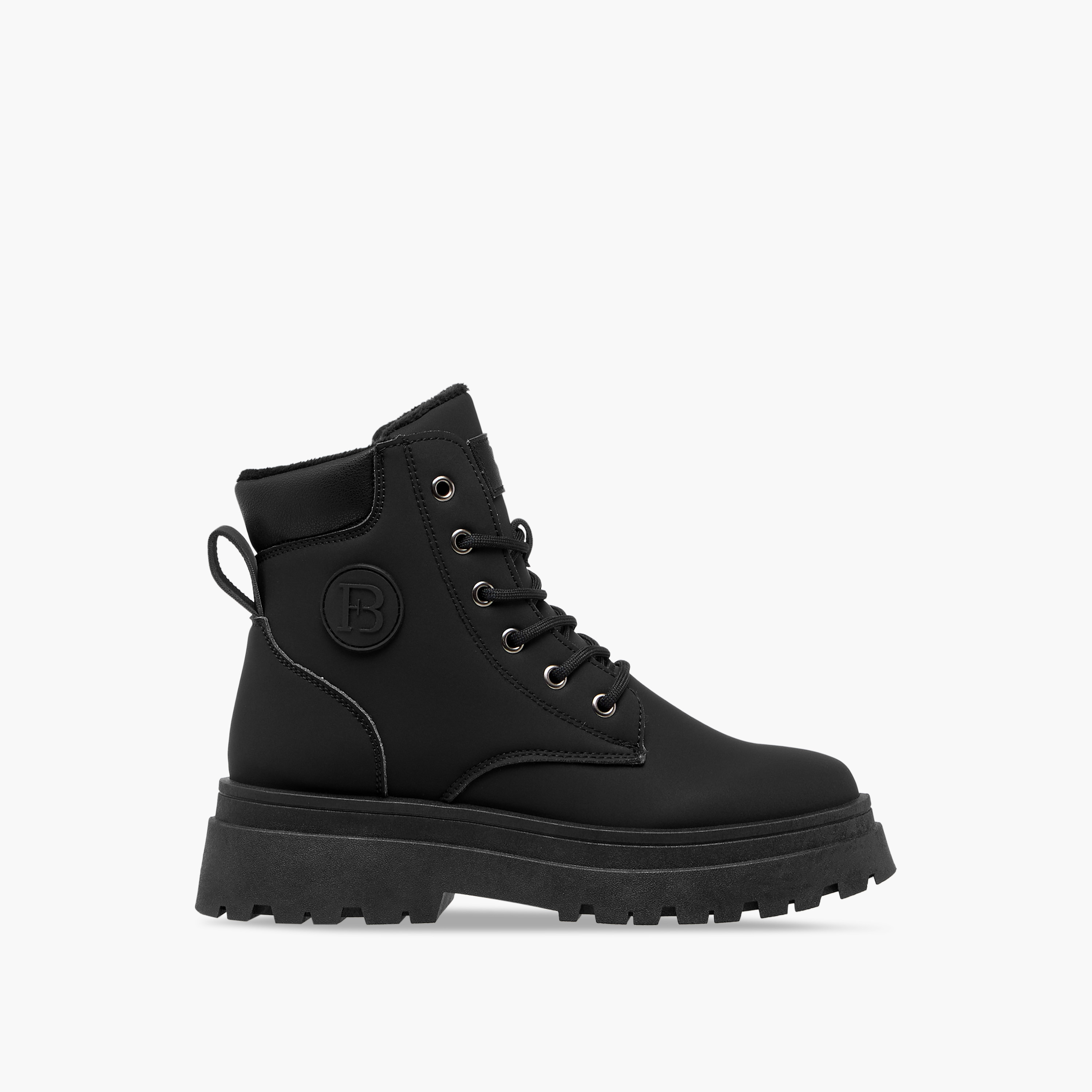 Flora Bella Panelled Ankle Boots with Lace-Up Closure-women-shoes-boots-image-3