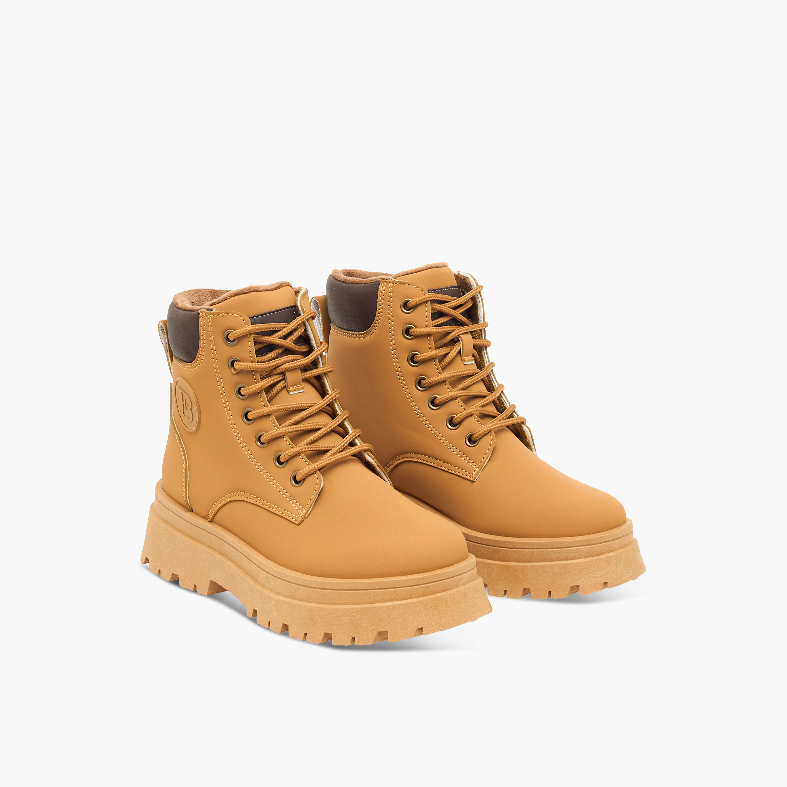 Flora Bella Solid Lace-Up Ankle Boots-women-shoes-boots-image-1