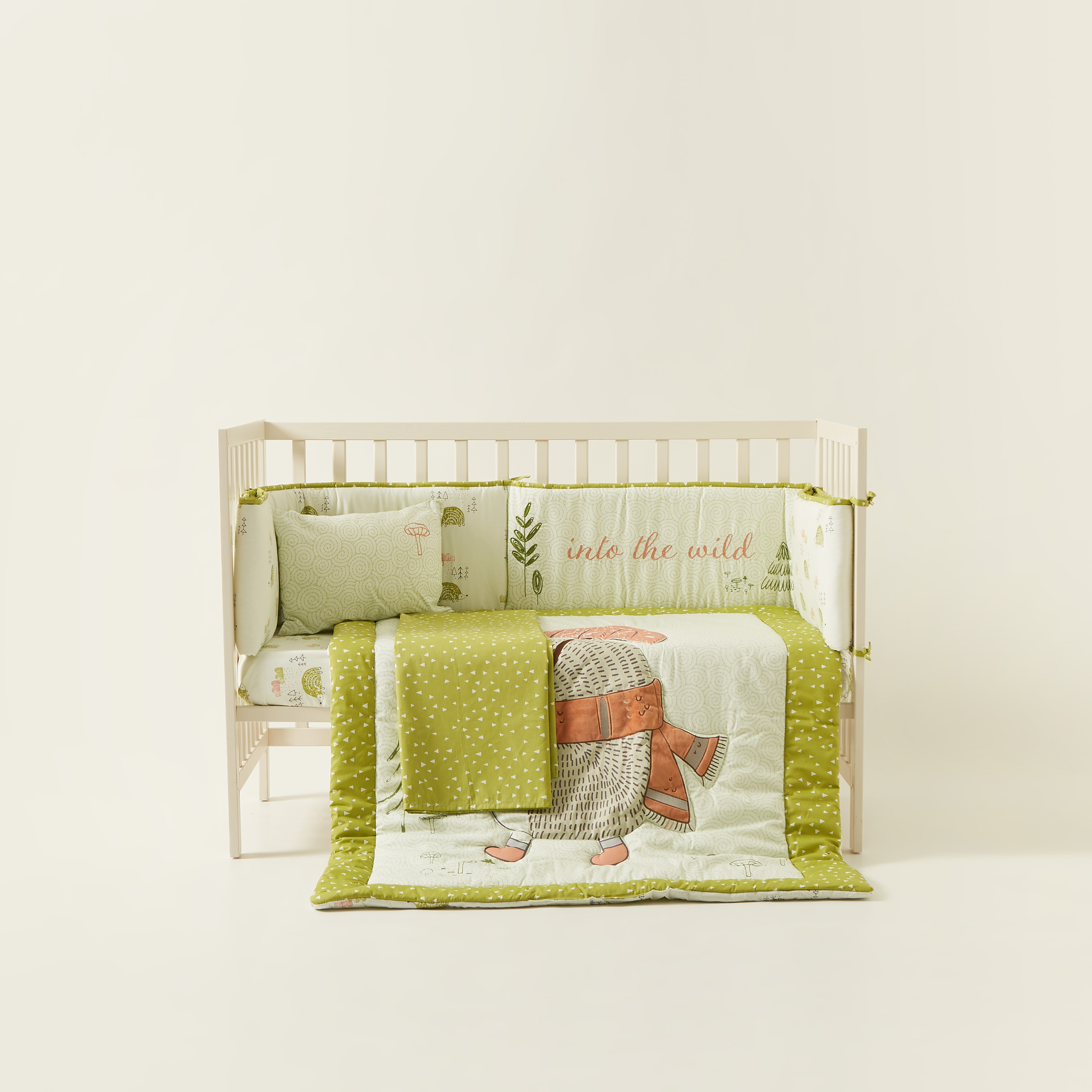 طقم لحاف 5 قطع بطبعات من جونيورز-baby-nursery-babybedding-image-4