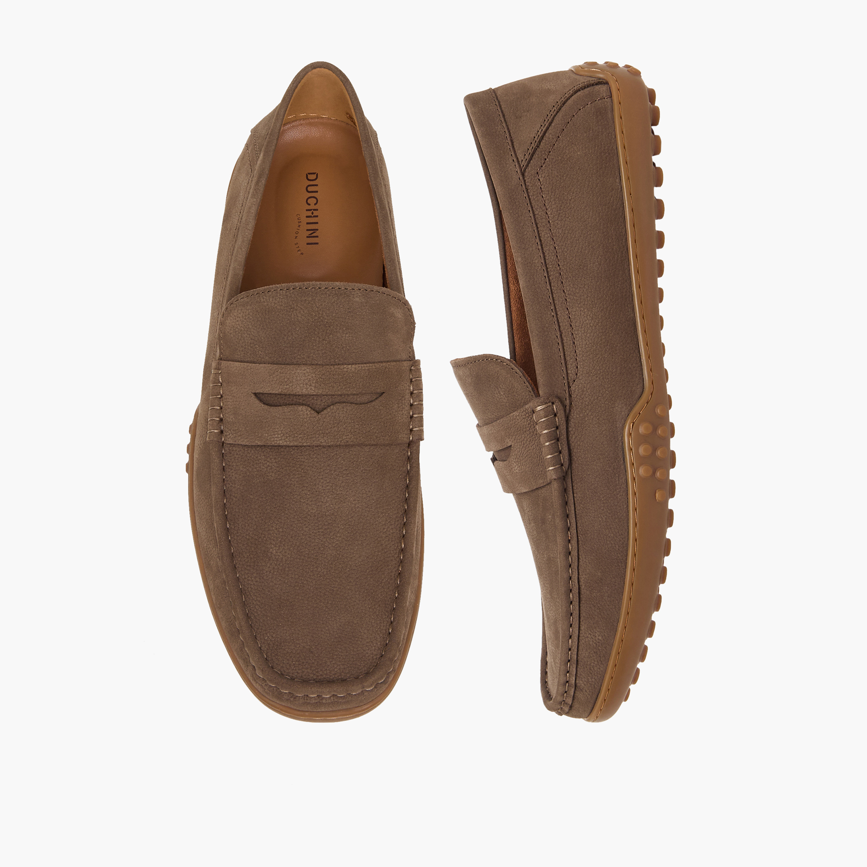 Duchini Men Genuine Leather Slip-On Loafers-men-shoes-loafersandmoccasins-image-1