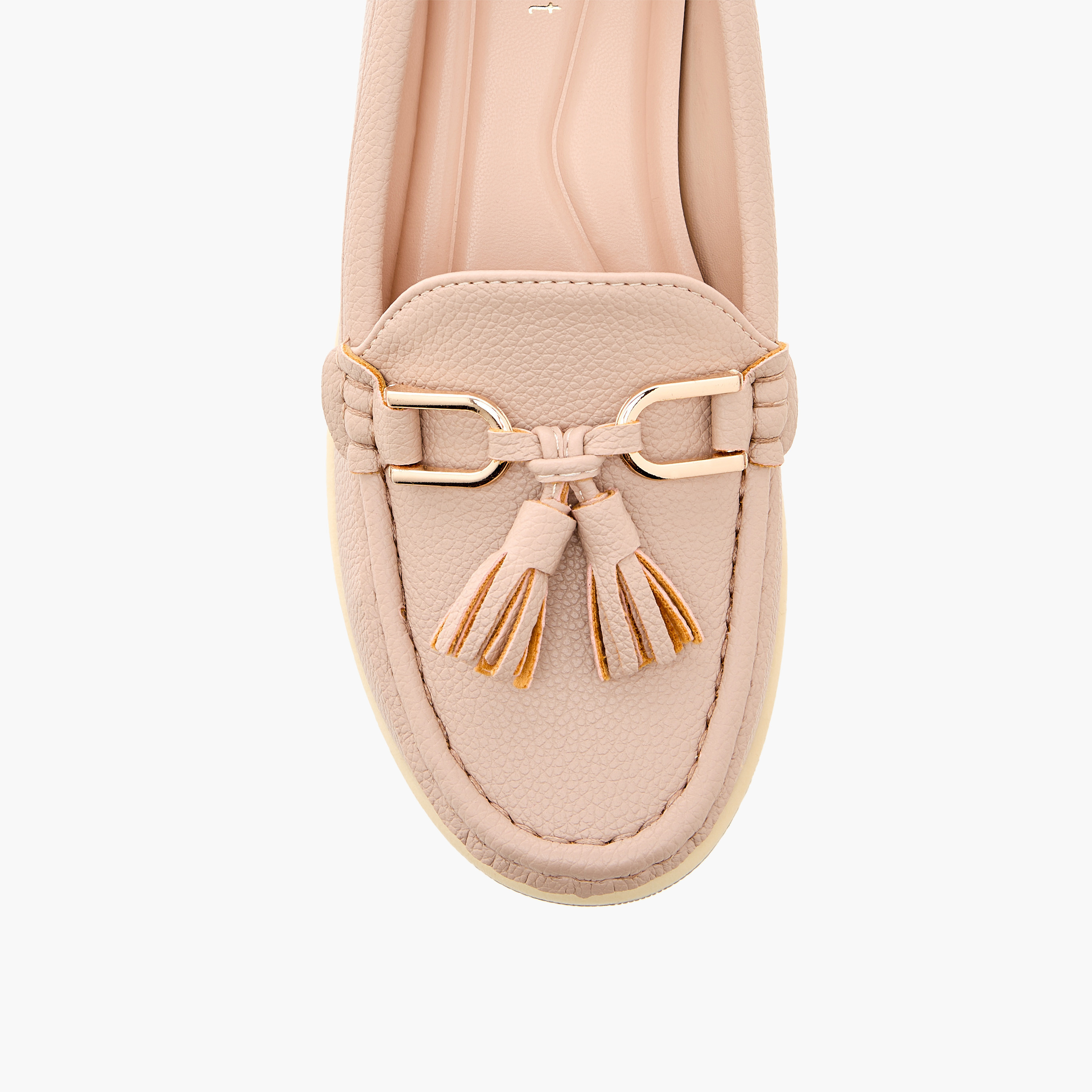 Le Confort Tassel Accent Slip-On Loafers with Wedge Heels-women-shoes-loafersandmoccasins-image-4