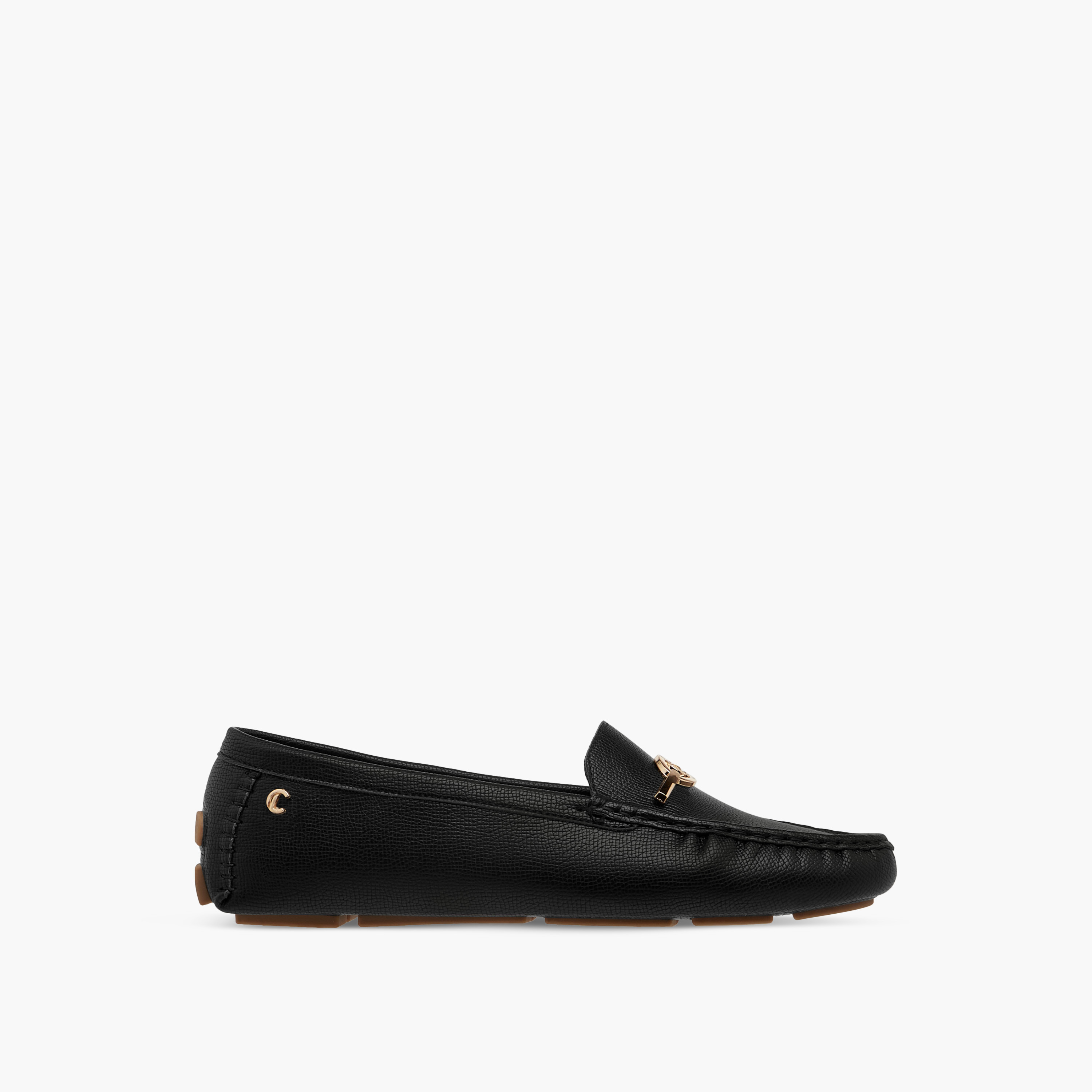 Le Confort Textured Slip-On Comfort Loafers with Metal Accent-women-shoes-loafersandmoccasins-image-3